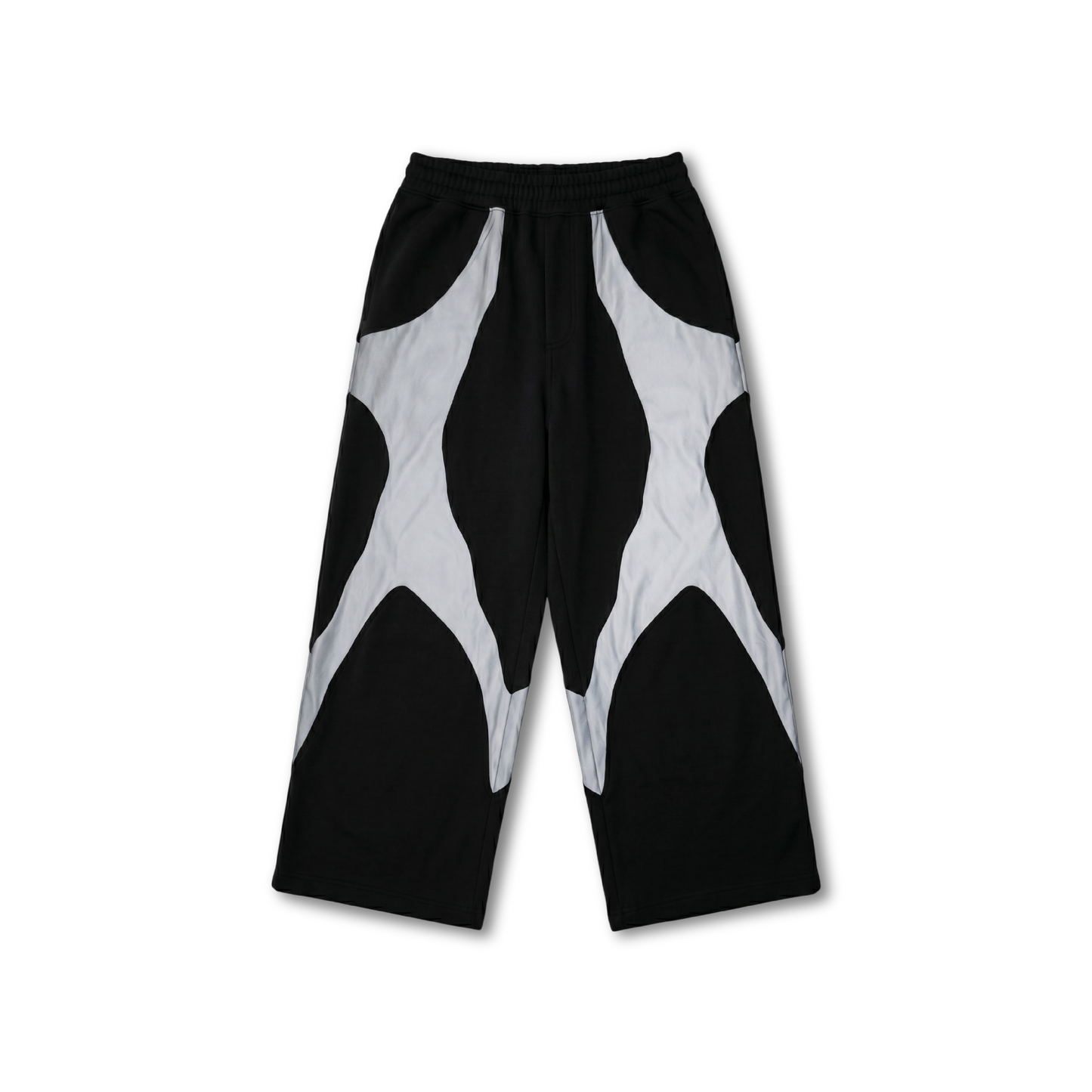 FLEXER8 x Cracked Club NIF Sweatpants (Black)