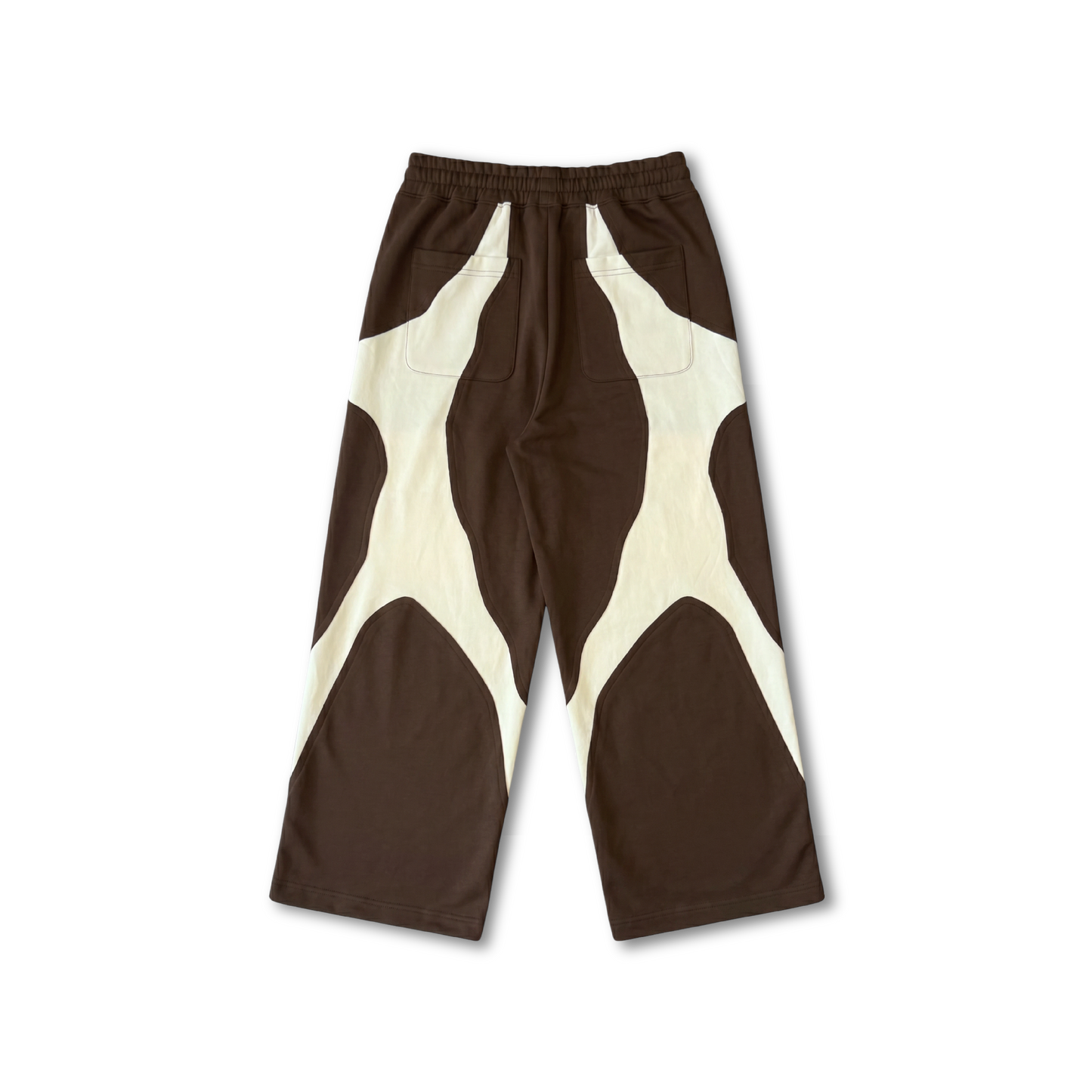 FLEXER8 x Cracked Club NIF Sweatpants (Brown)
