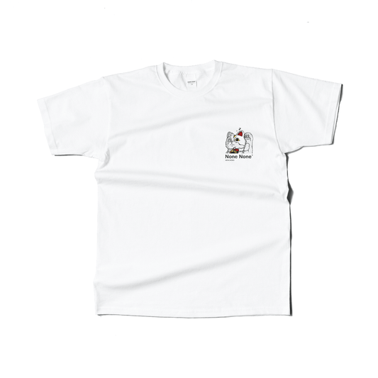 NN Lucky Tee : White Cat (Happiness) - None None