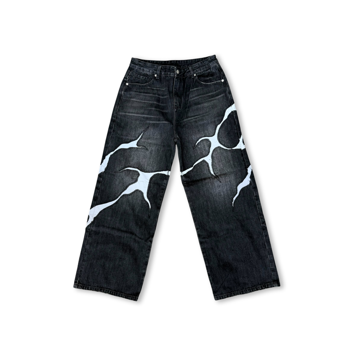 NNDP Cracked Denim Jeans